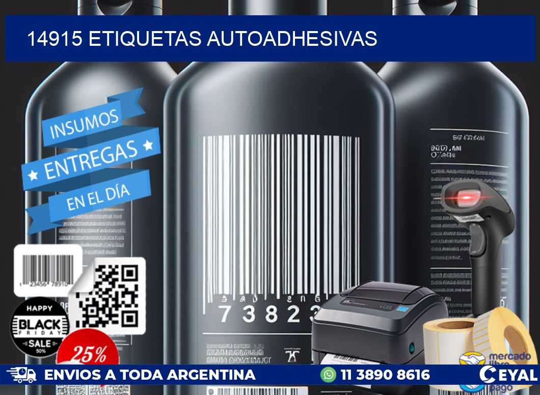 14915 ETIQUETAS AUTOADHESIVAS