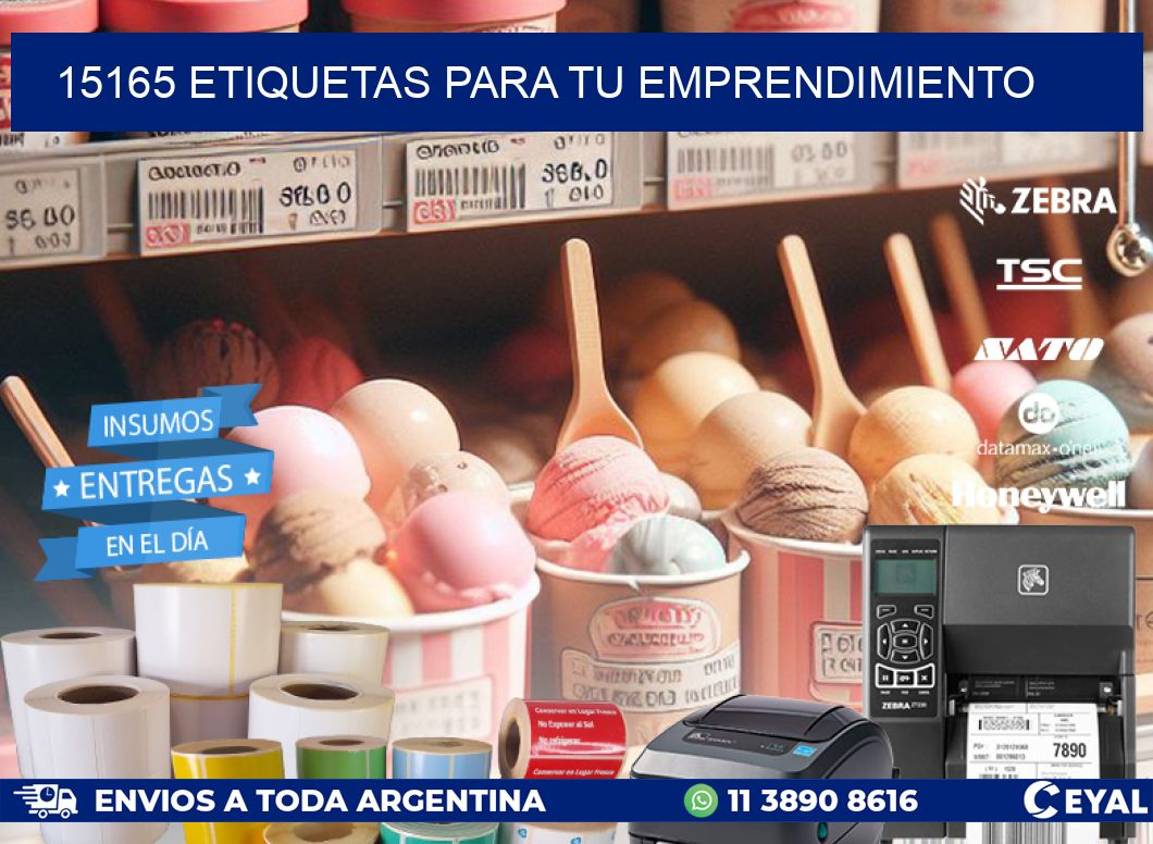 15165 ETIQUETAS PARA TU EMPRENDIMIENTO