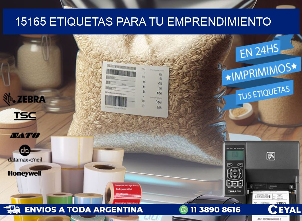 15165 ETIQUETAS PARA TU EMPRENDIMIENTO