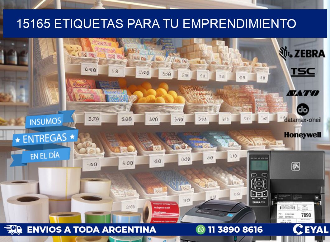15165 ETIQUETAS PARA TU EMPRENDIMIENTO