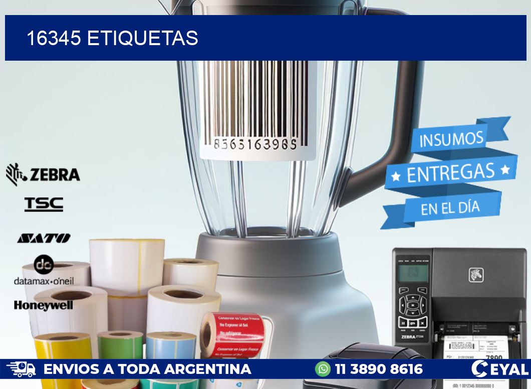 16345 ETIQUETAS