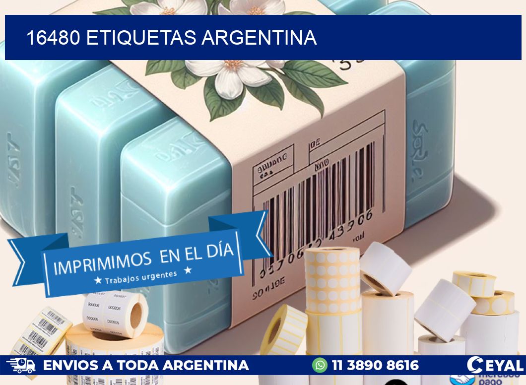 16480 ETIQUETAS ARGENTINA