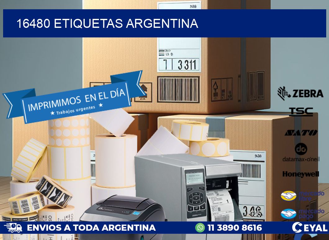 16480 ETIQUETAS ARGENTINA