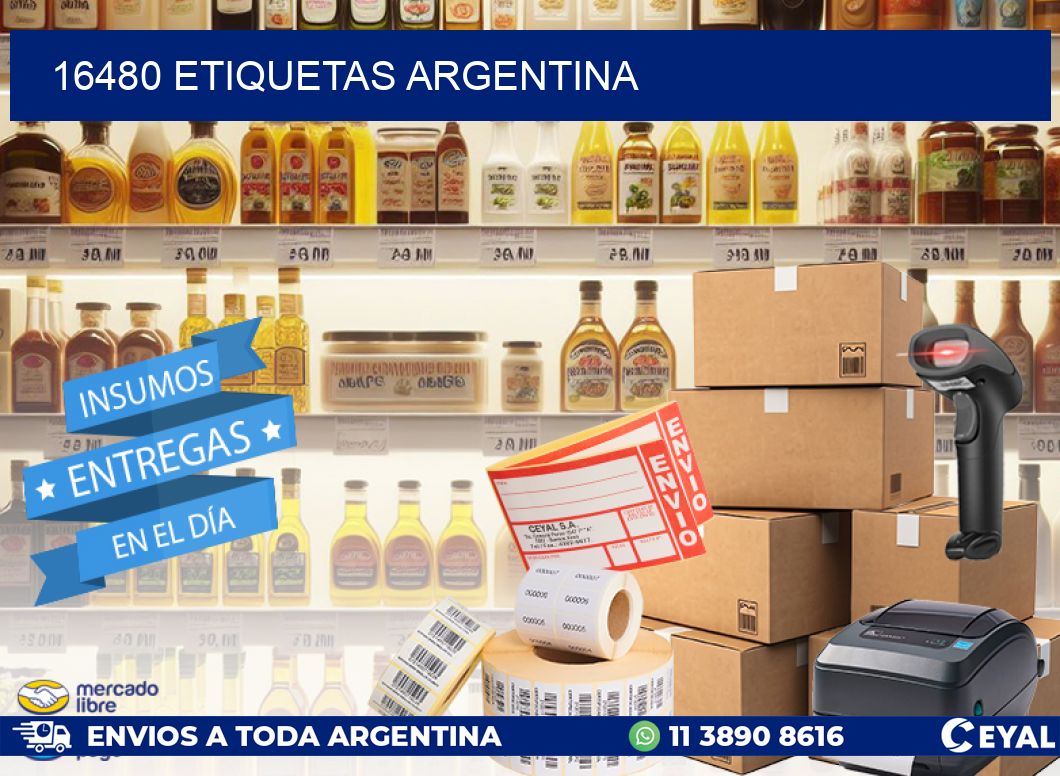 16480 ETIQUETAS ARGENTINA