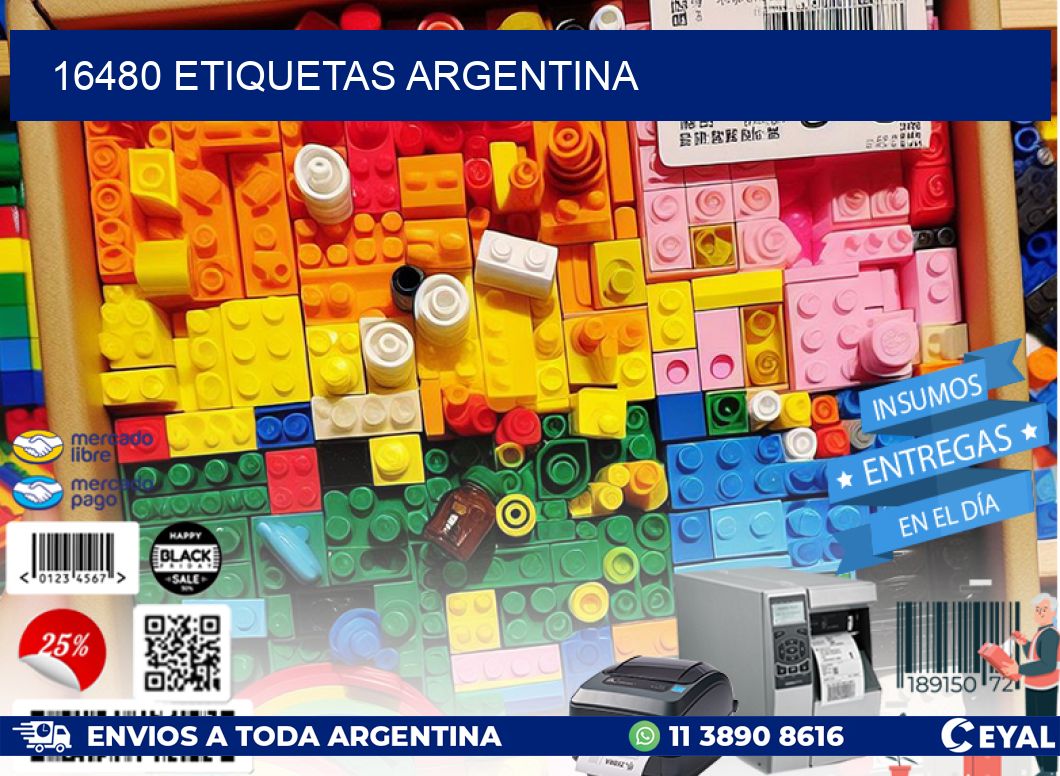 16480 ETIQUETAS ARGENTINA