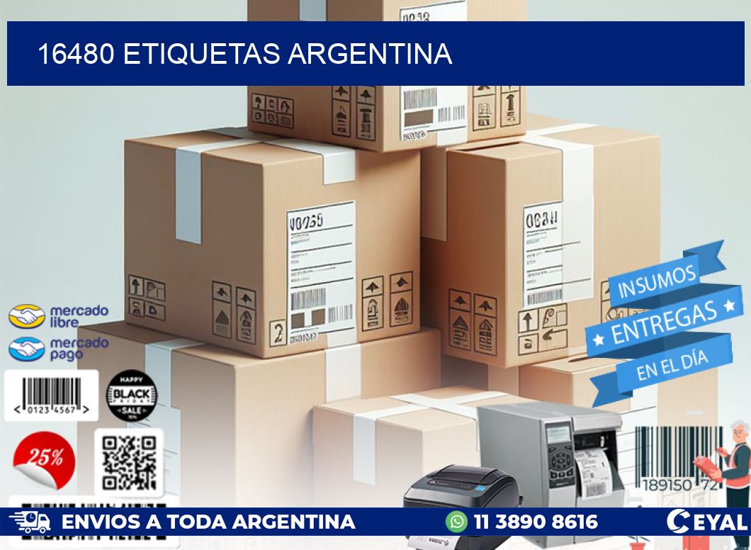 16480 ETIQUETAS ARGENTINA