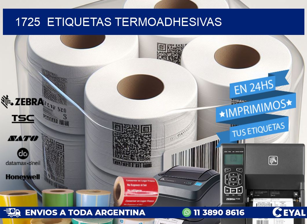 1725  ETIQUETAS TERMOADHESIVAS