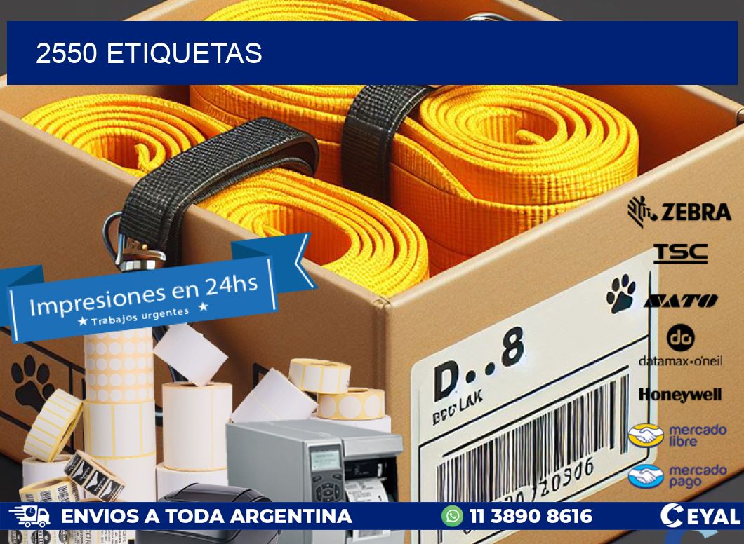 2550 ETIQUETAS