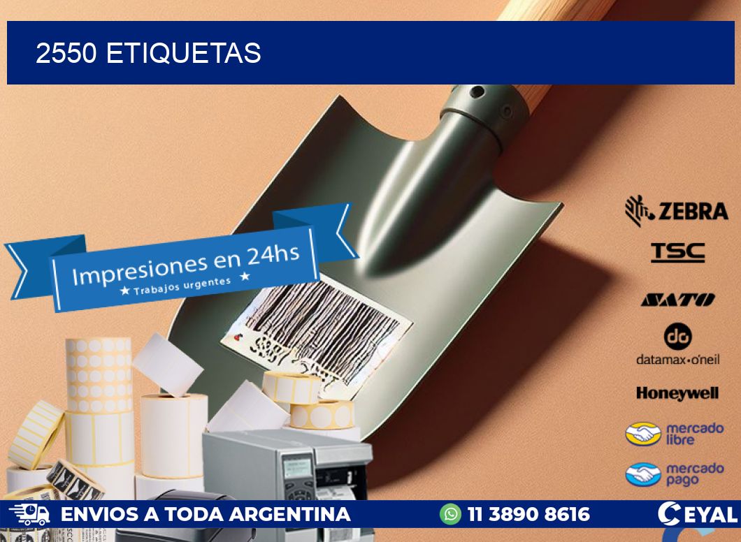 2550 ETIQUETAS