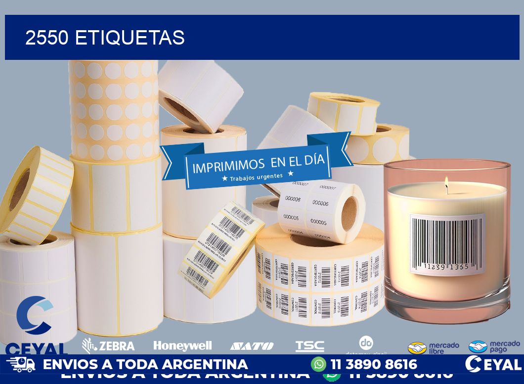 2550 ETIQUETAS