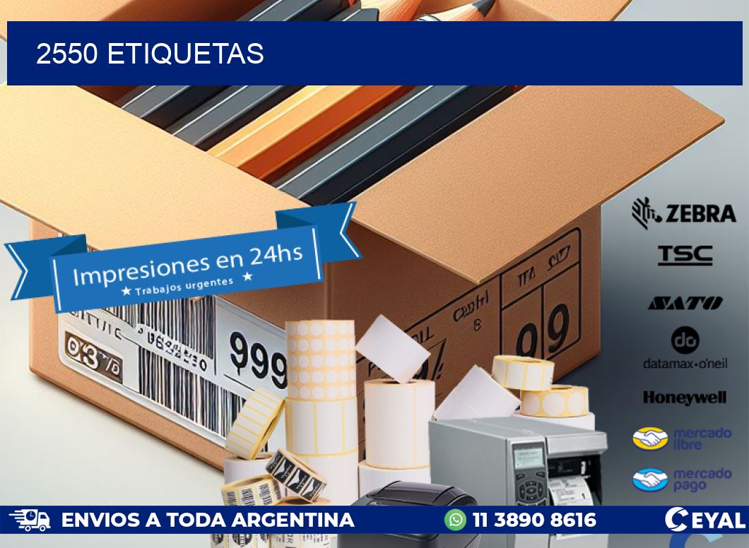 2550 ETIQUETAS