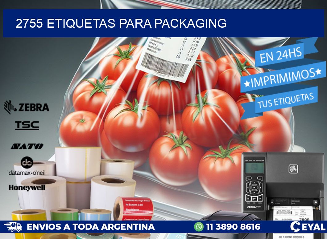 2755 ETIQUETAS PARA PACKAGING
