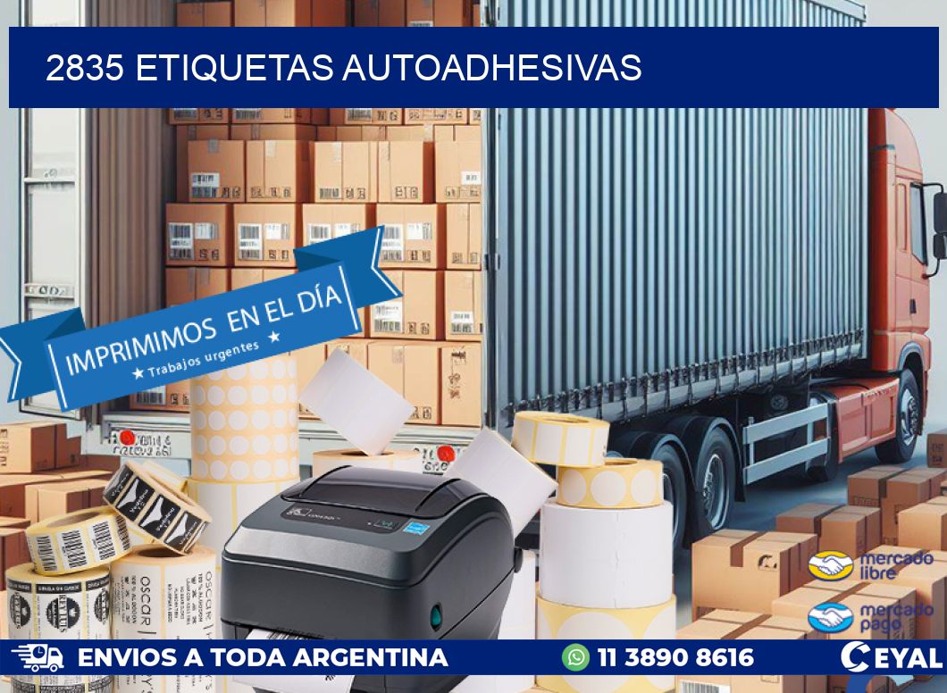 2835 ETIQUETAS AUTOADHESIVAS