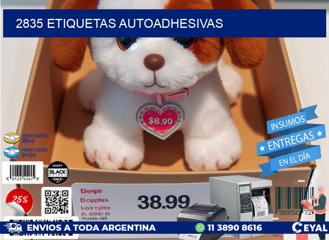 2835 ETIQUETAS AUTOADHESIVAS