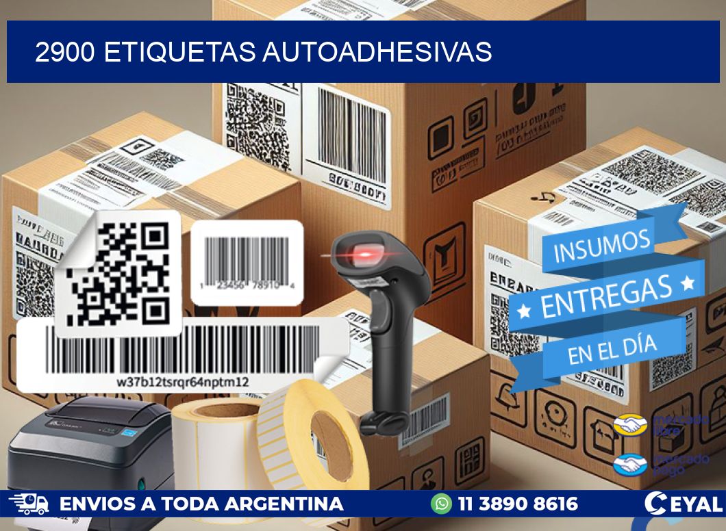 2900 ETIQUETAS AUTOADHESIVAS