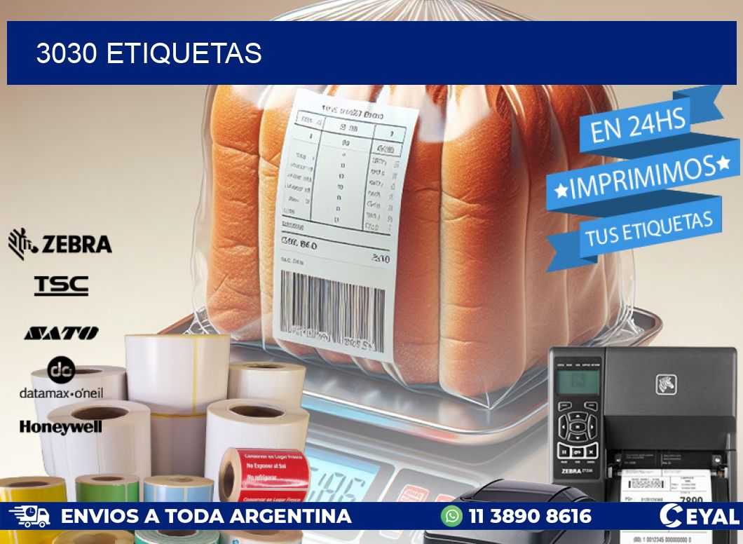 3030 ETIQUETAS