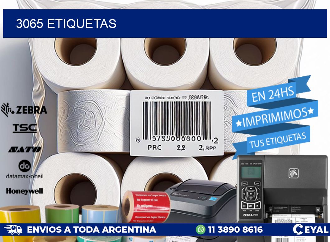 3065 ETIQUETAS