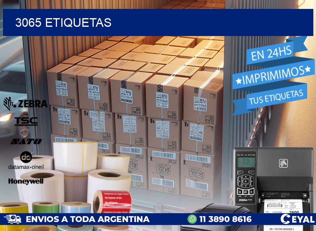 3065 ETIQUETAS