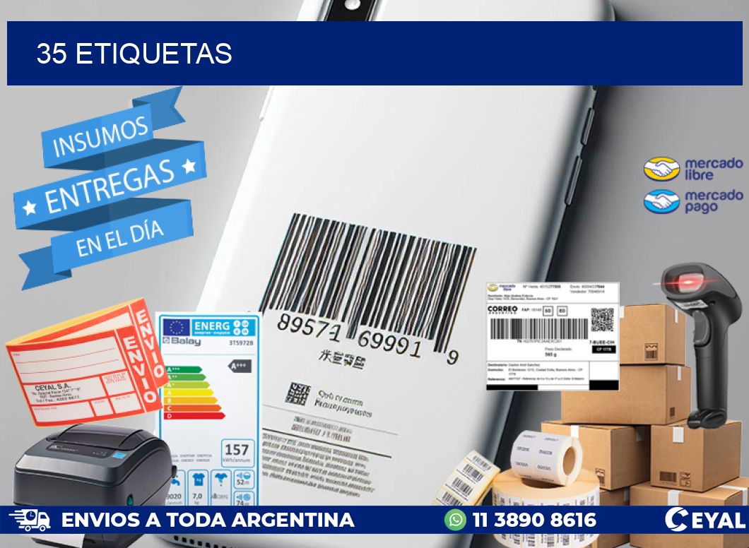35 ETIQUETAS