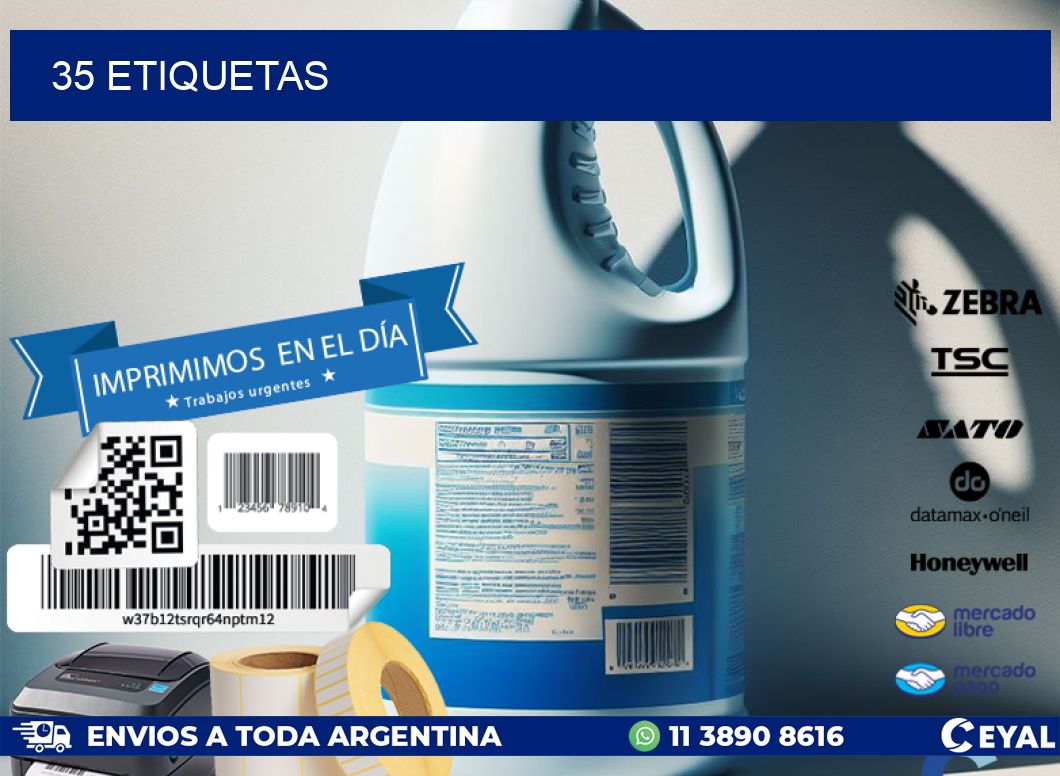 35 ETIQUETAS