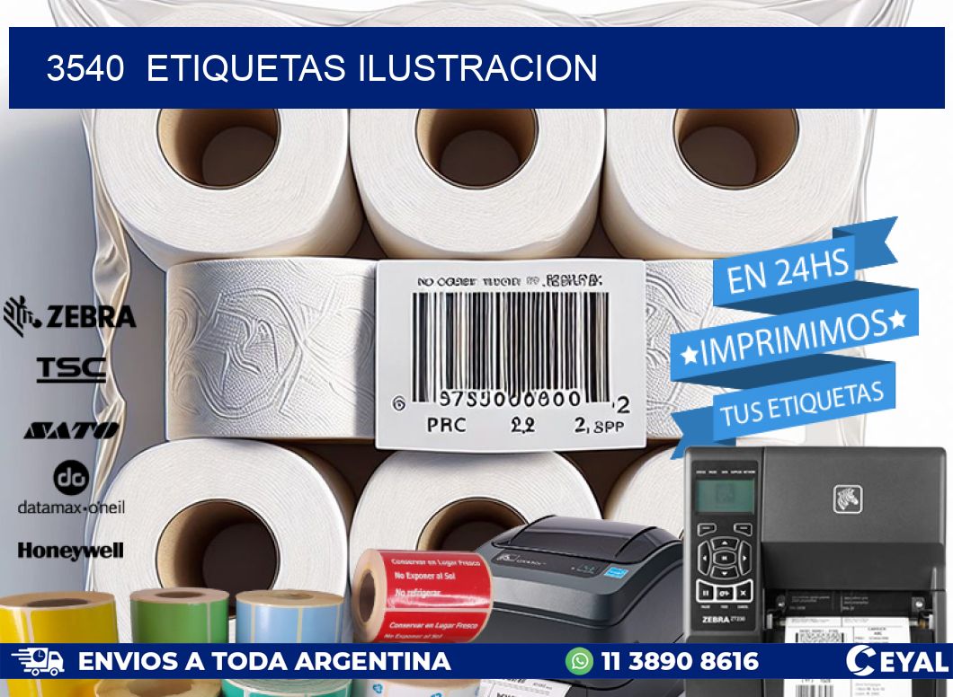 3540  ETIQUETAS ILUSTRACION