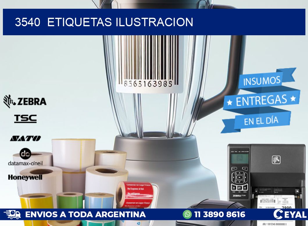 3540  ETIQUETAS ILUSTRACION