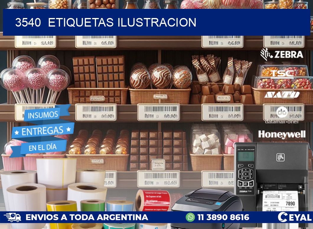 3540  ETIQUETAS ILUSTRACION