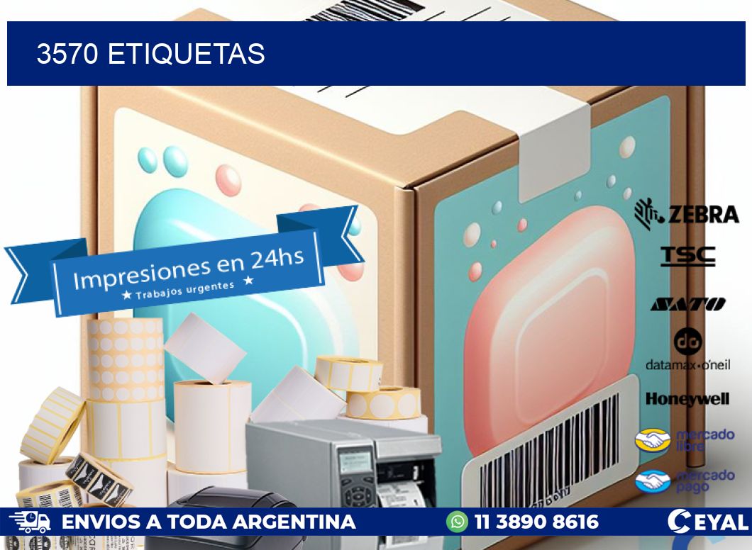 3570 ETIQUETAS