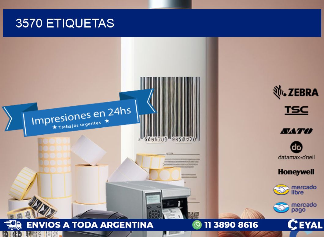 3570 ETIQUETAS
