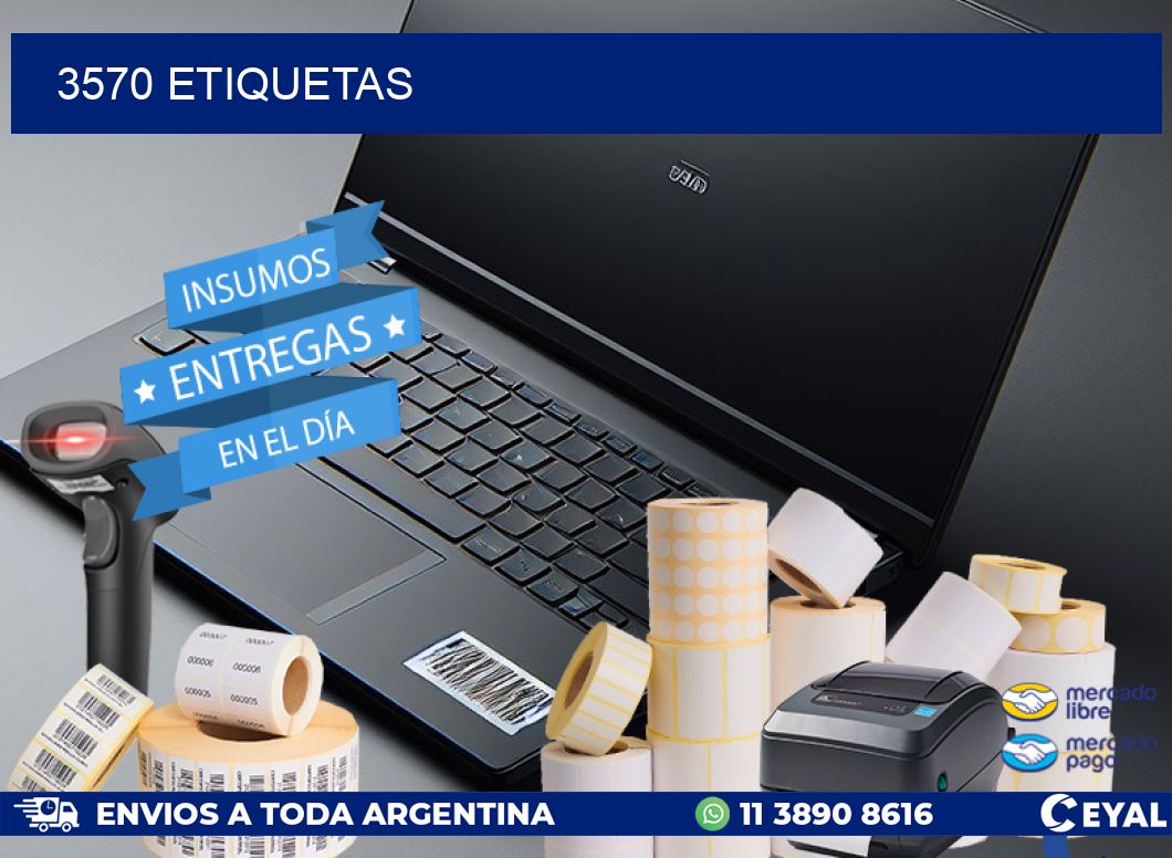 3570 ETIQUETAS