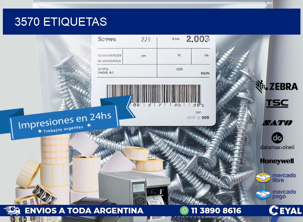 3570 ETIQUETAS