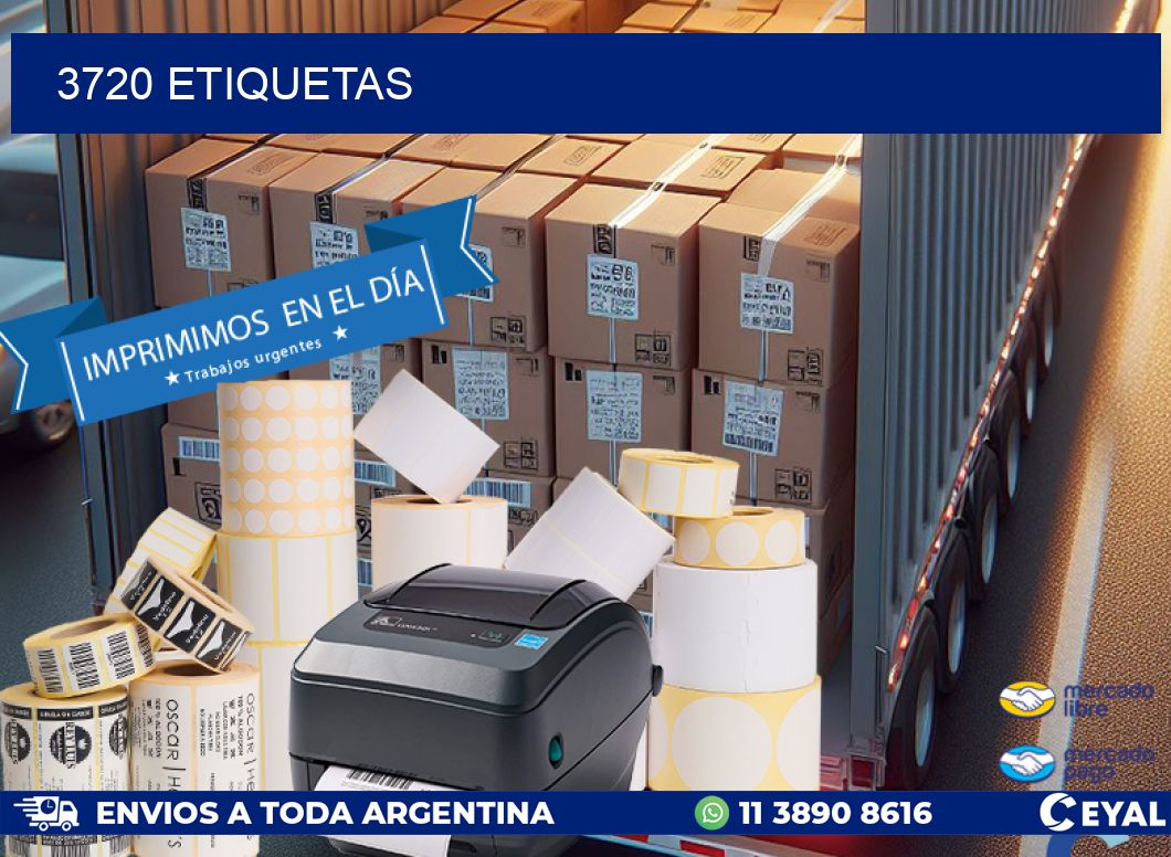 3720 ETIQUETAS