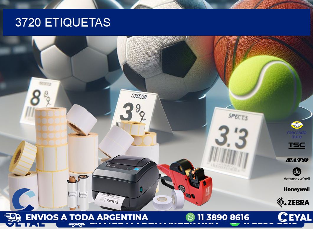 3720 ETIQUETAS