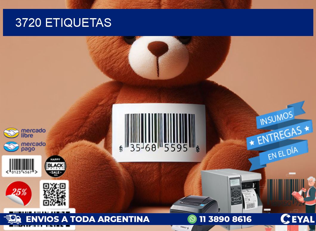 3720 ETIQUETAS