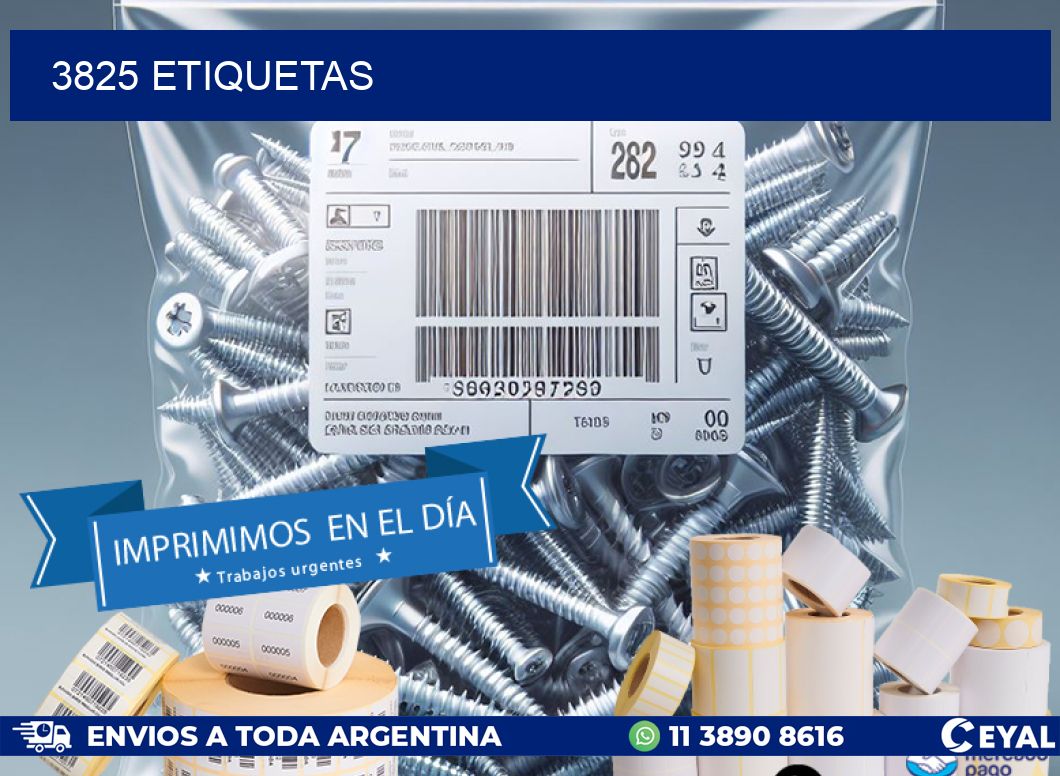 3825 ETIQUETAS
