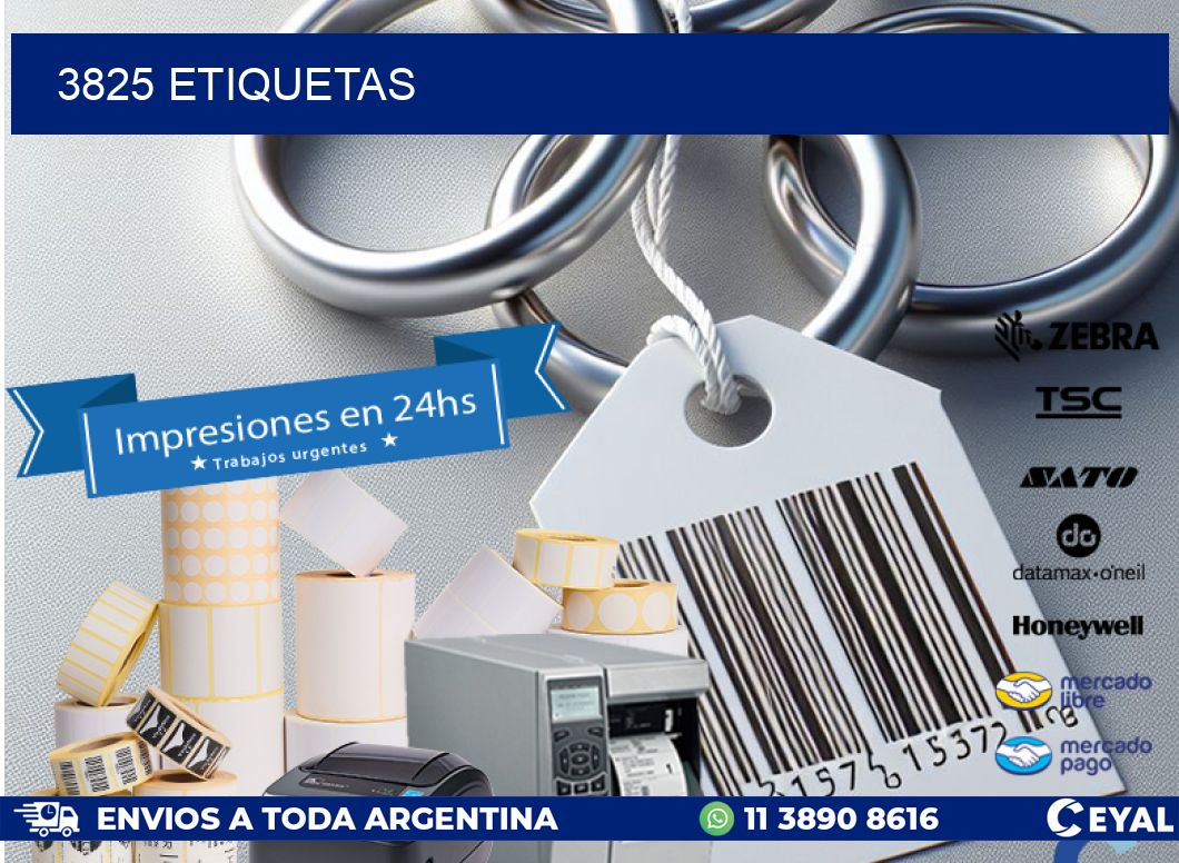 3825 ETIQUETAS