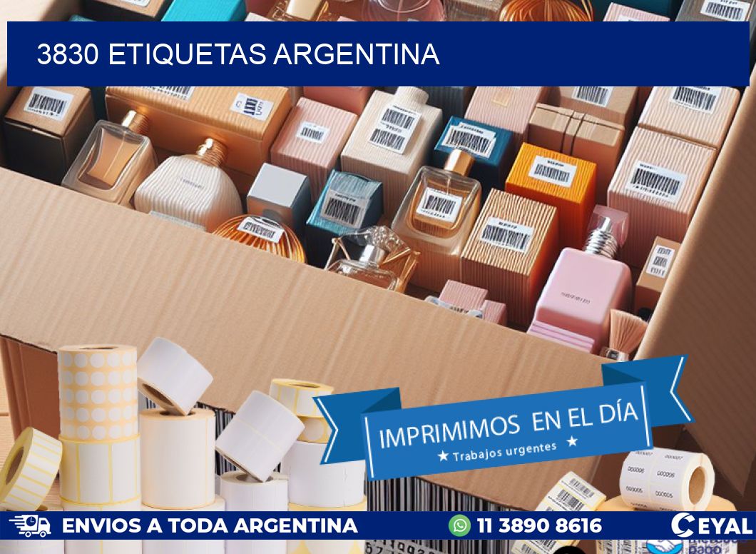 3830 ETIQUETAS ARGENTINA