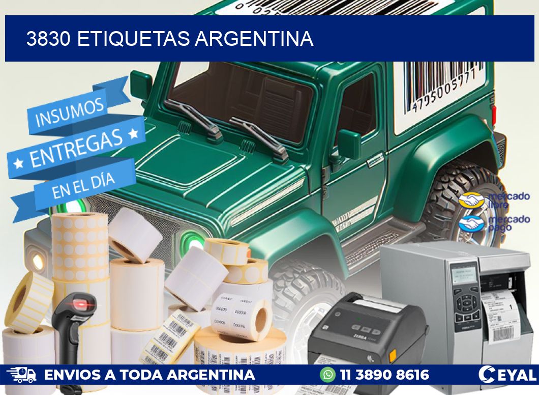 3830 ETIQUETAS ARGENTINA