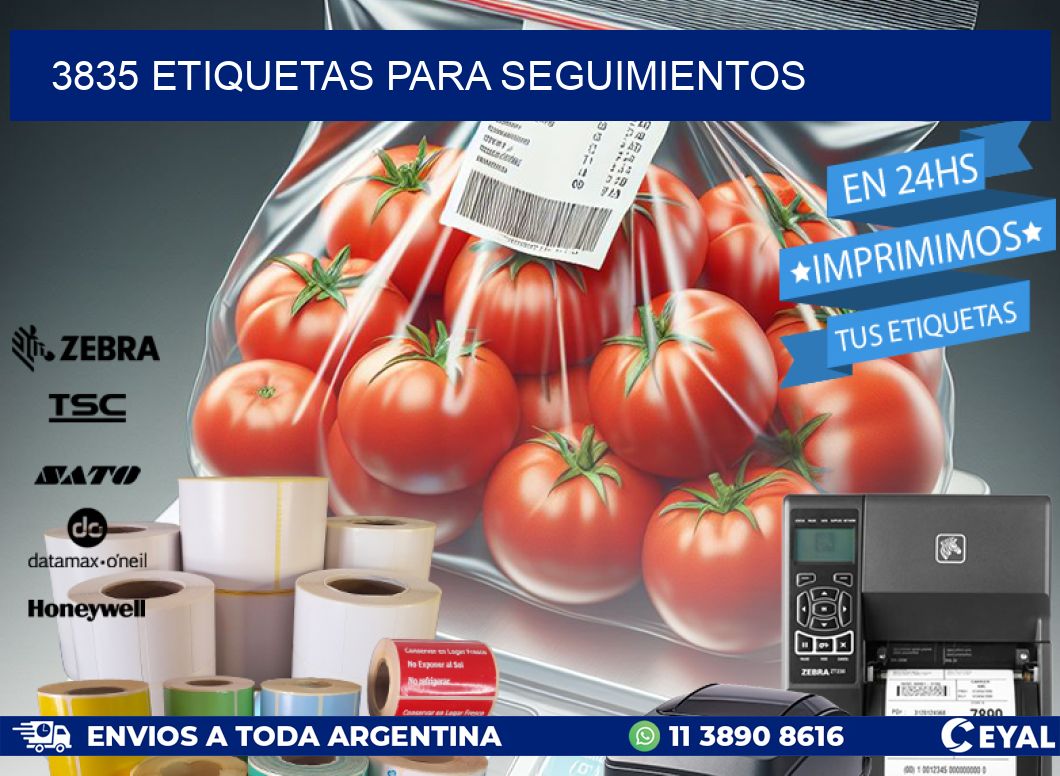 3835 ETIQUETAS PARA SEGUIMIENTOS