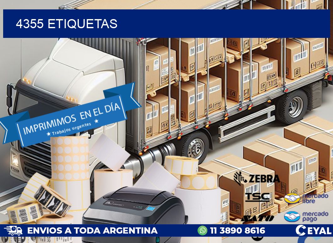 4355 ETIQUETAS