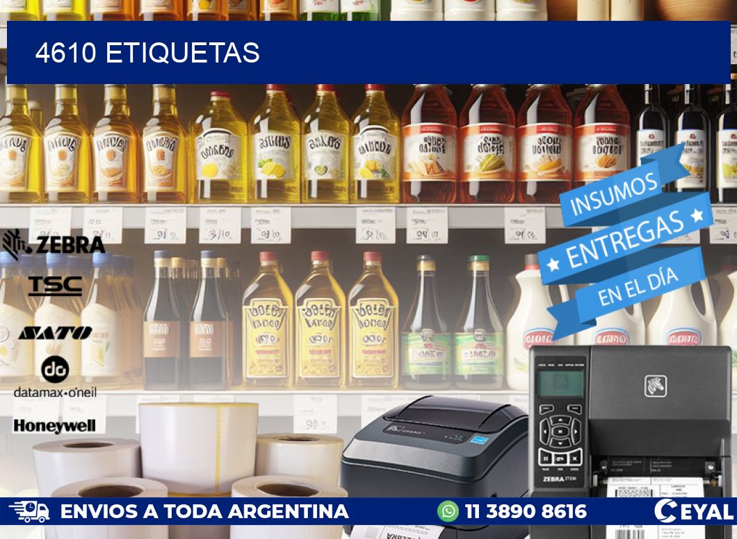 4610 ETIQUETAS