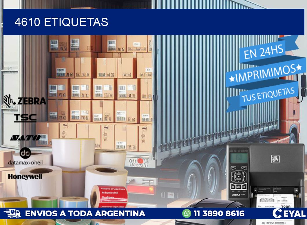 4610 ETIQUETAS