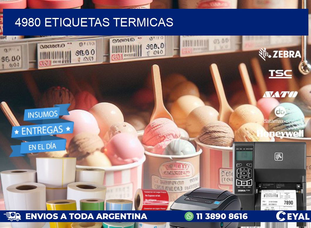 4980 ETIQUETAS TERMICAS