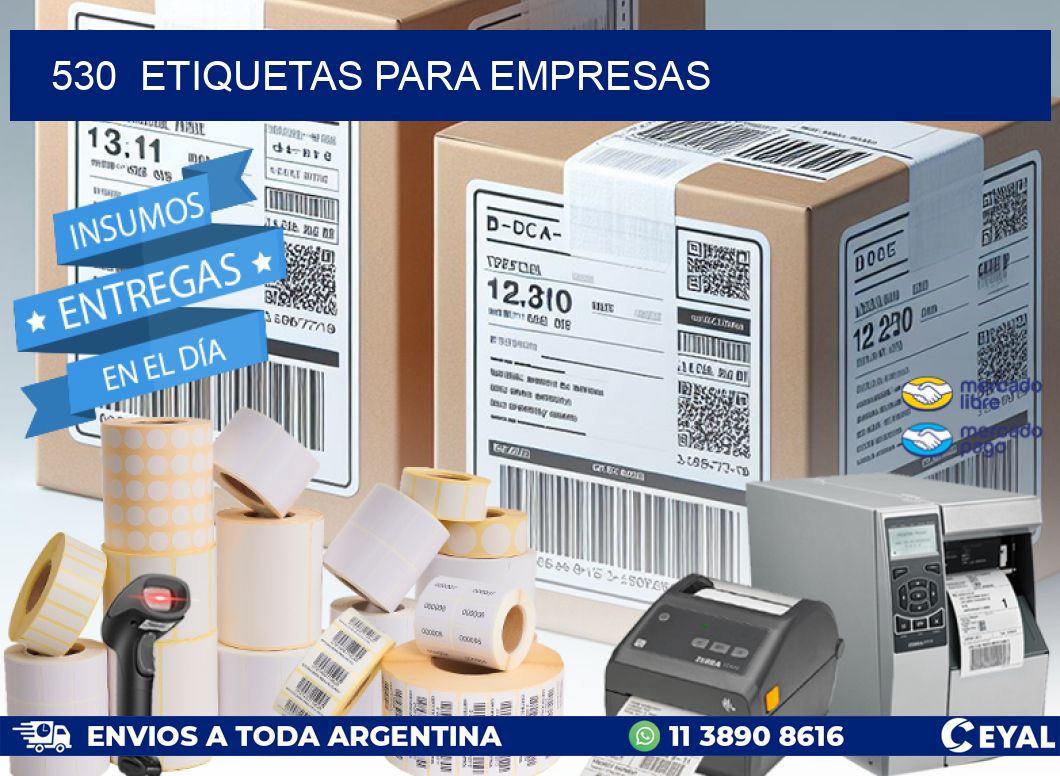 530  ETIQUETAS PARA EMPRESAS