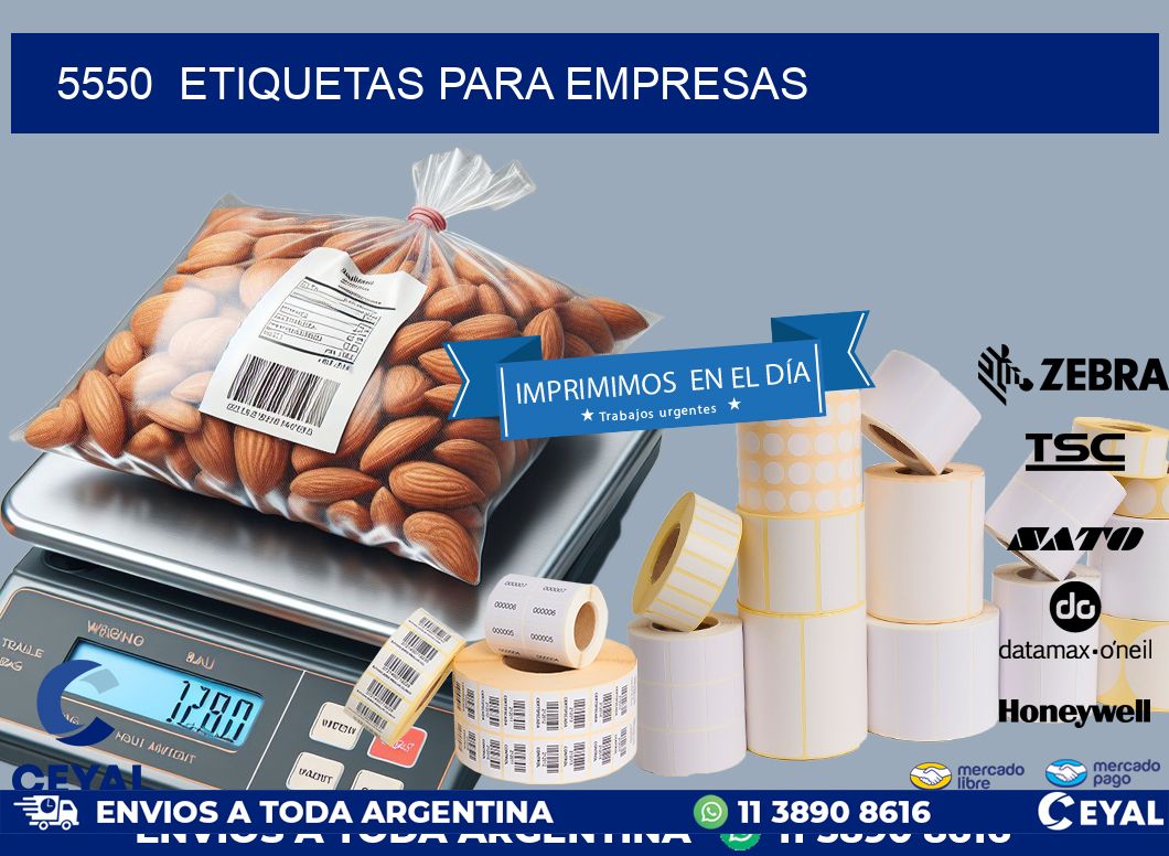 5550  ETIQUETAS PARA EMPRESAS