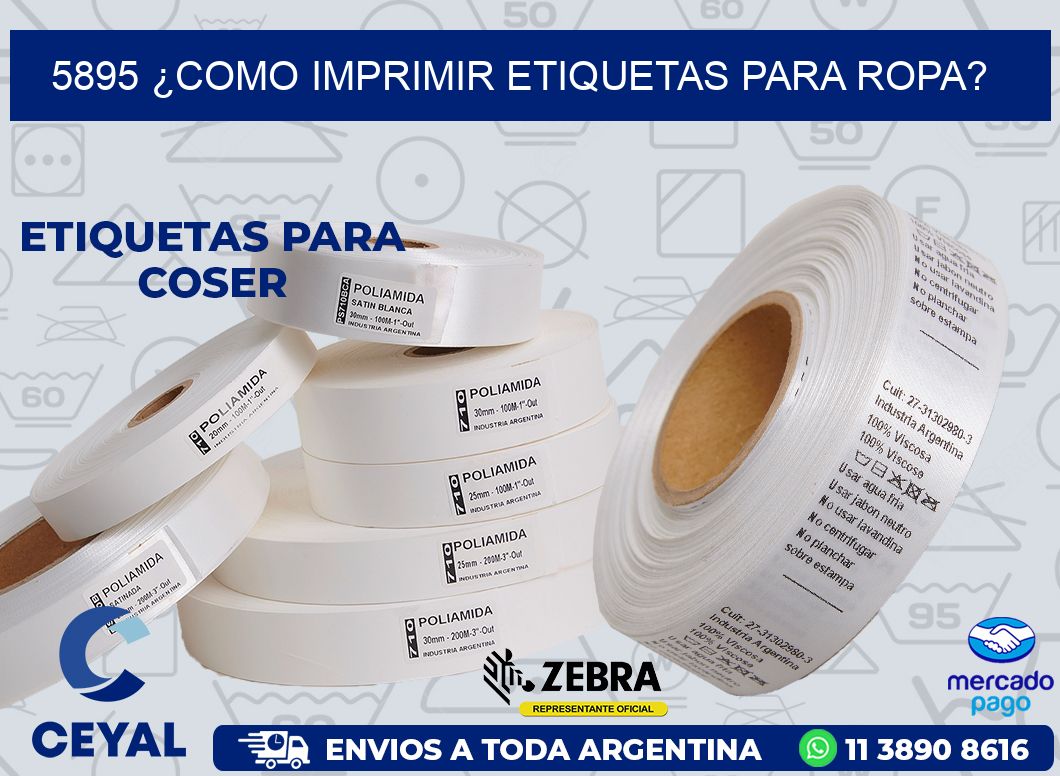 5895 ¿COMO IMPRIMIR ETIQUETAS PARA ROPA?