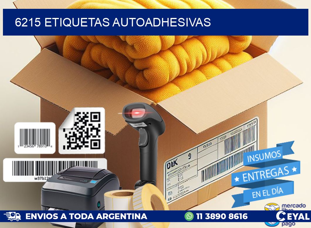 6215 ETIQUETAS AUTOADHESIVAS