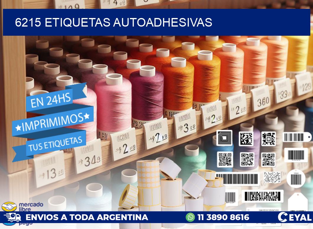 6215 ETIQUETAS AUTOADHESIVAS