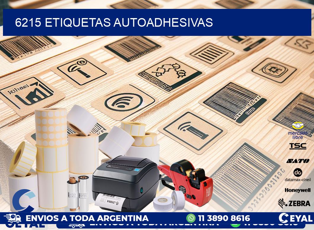6215 ETIQUETAS AUTOADHESIVAS