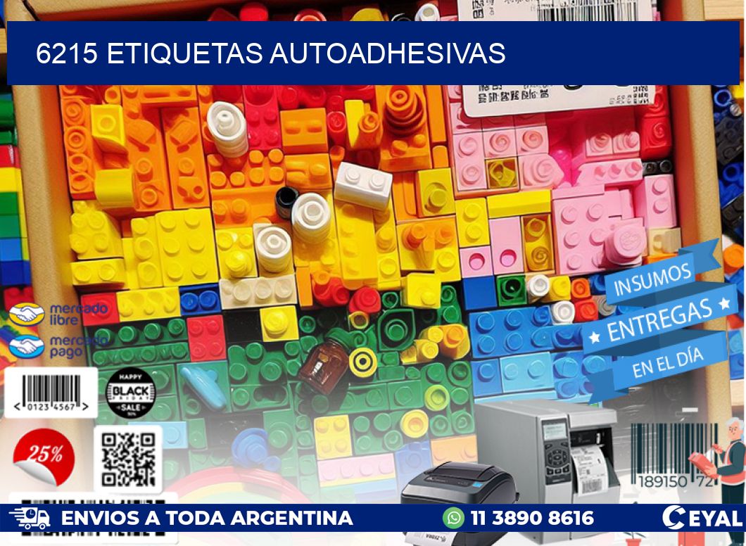 6215 ETIQUETAS AUTOADHESIVAS